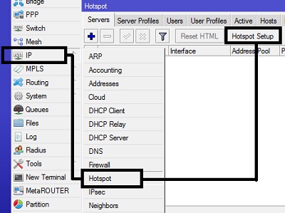setting hotspot mikrotik