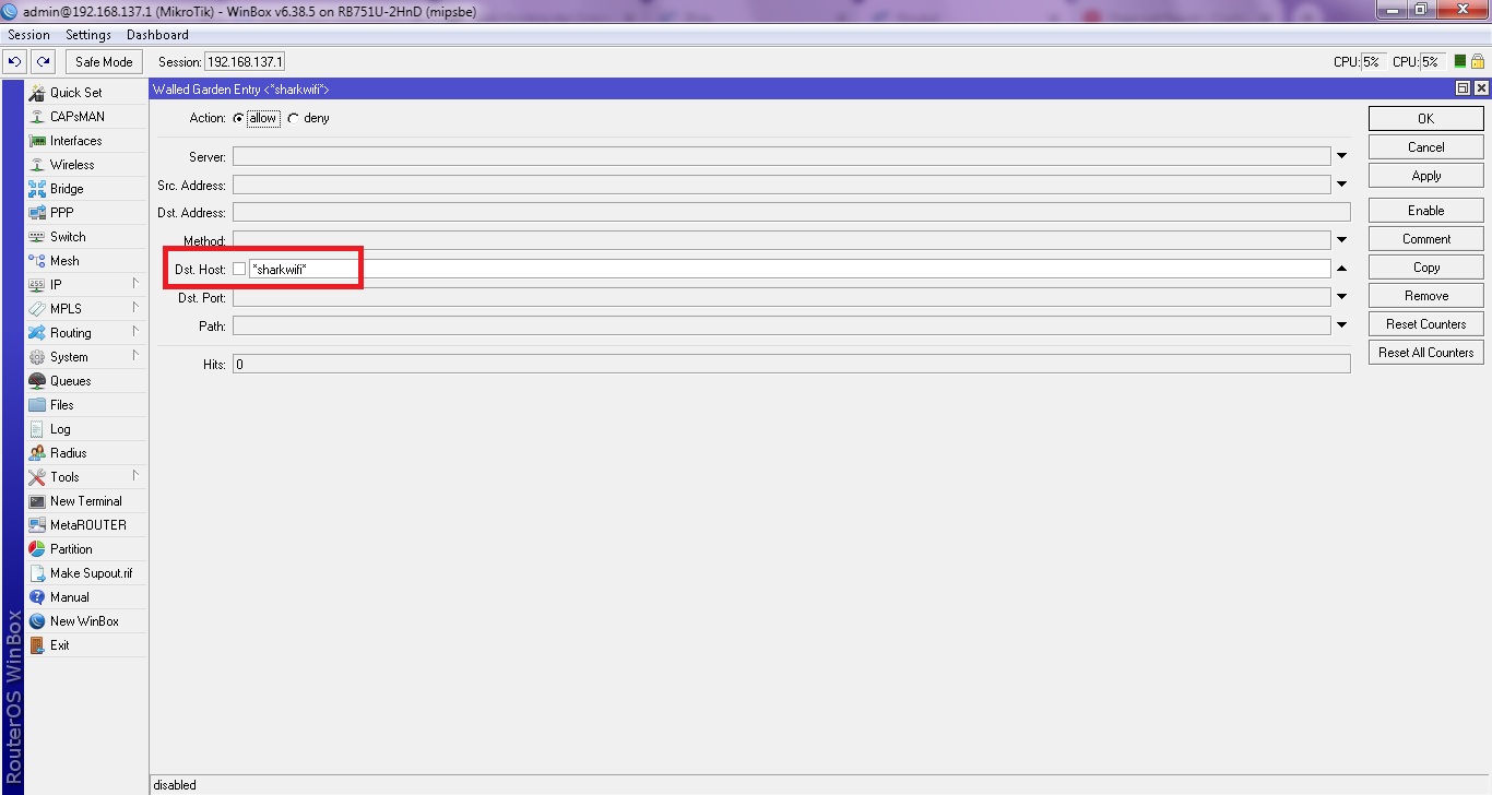 Update Daftar List Walled Garden mikrotik routeros 6.44 sampai terbaru